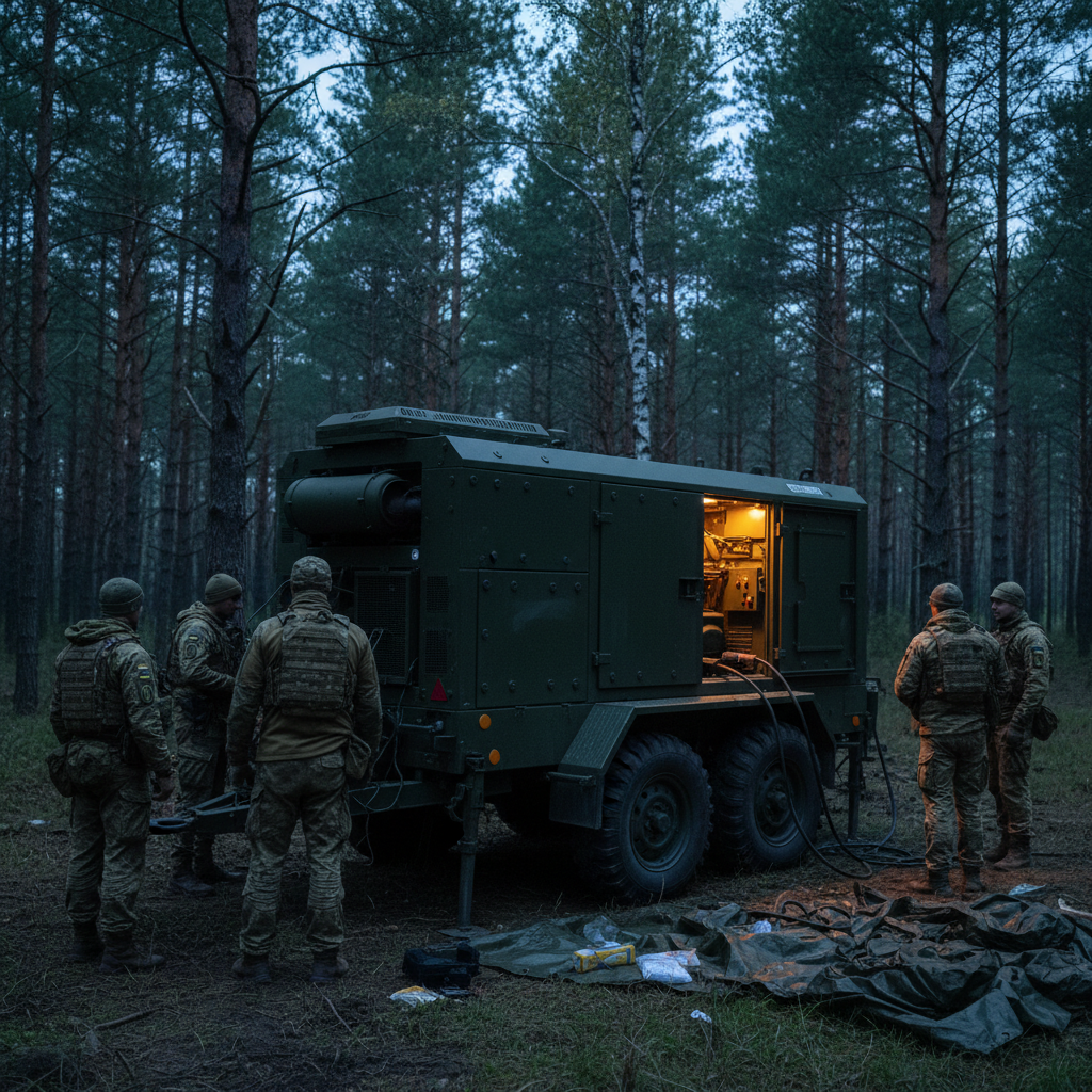 Мобільна електростанція для ЗСУ
